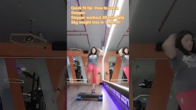 FAT BURNER workout- How to use Stepper. #Stepper workout # weightloss#youtube# workout# смотреть онлайн