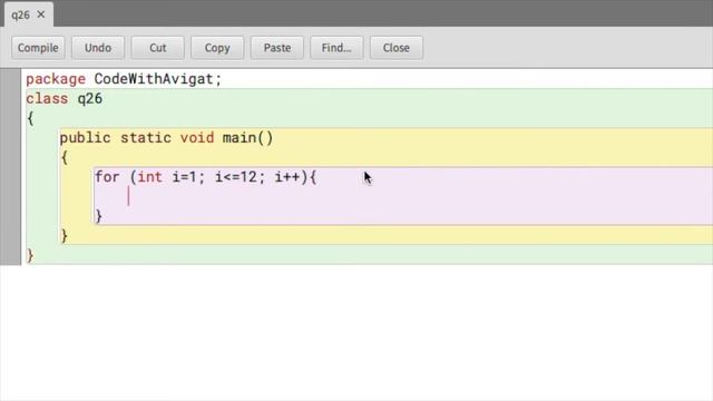 Program To Display The Multiplication Table Of 4 In This Format | Java Tutorial смотреть онлайн