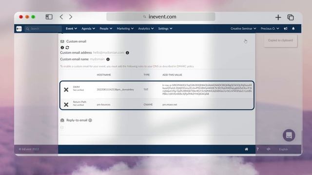Link your custom email to your event | How to InEvent смотреть онлайн