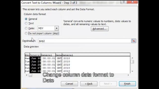 Text To Columns in Excel смотреть онлайн