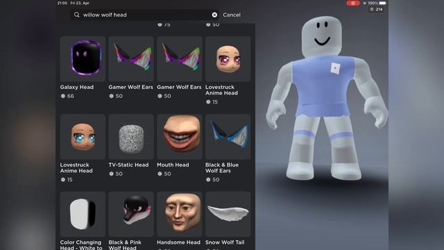 HOW TO MAKE WILLOW WOLF SKIN IN ROBLOX! (125 ROBUX) смотреть онлайн