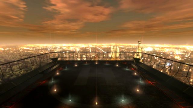 Deus Ex: Human Revolution - Picus Communications Helipad (1 Hour Of Music)