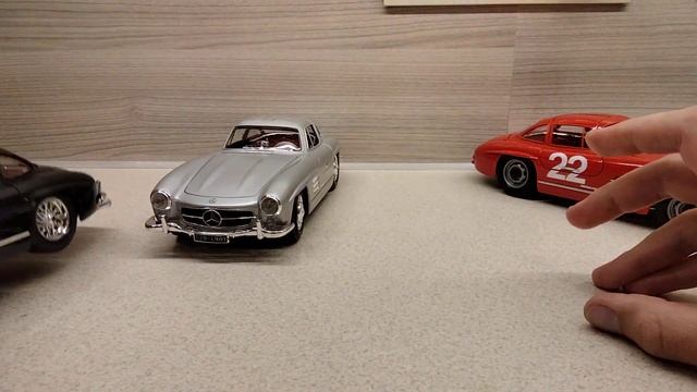 Мои Мерседесы, почему их много и почему они разные /  Mercedes Benz 300sl Bburago 1:18