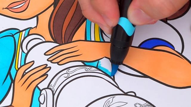 Coloring Elena of Avalor Princess Isabel Coloring Page Prismacolor Markers | KiMMi THE CLOWN смотреть онлайн