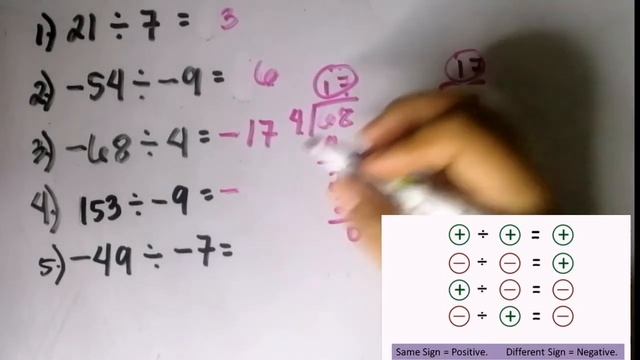 DIVISION OF INTEGERS - Grade 7 | Tagalog Tutorial | MathTV PH смотреть онлайн