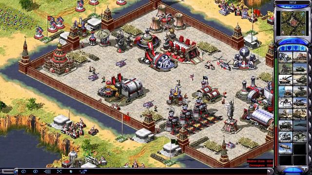 Red Alert 2 Yuri's Revenge 1 vs 4 Brutal AI: Dnepr Map смотреть онлайн
