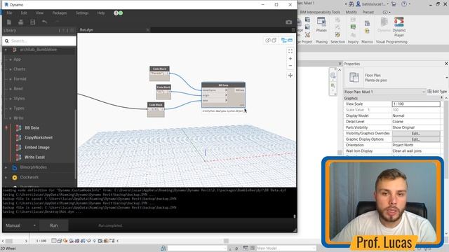 Quantitativo do Revit p/ o Excel em Tempo Real [Revit + Dynamo + BimOrph + BumbleBee] смотреть онлайн