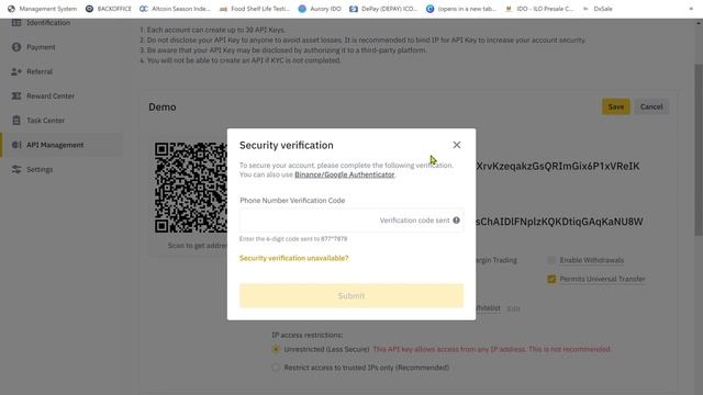 FDC78.Co "Establish API Link to Binance" смотреть онлайн