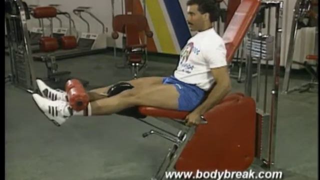 BodyBreak 90 sec Program Show #23 - Downhill skiing - Leg Extensions смотреть онлайн