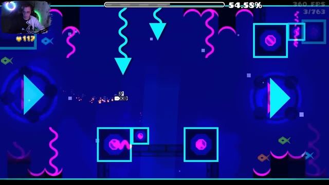 ЭТОТ ИЗИ ДЕМОН ДЛИТСЯ 11 МИНУТ... | Geometry Dash смотреть онлайн