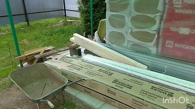 Наконец достроили баню. Облицовка фасада бани сайдингом. смотреть онлайн