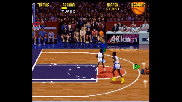 NBA Jam TE - Double Z Mod SNES Playthrough - Pistons vs Mavericks (1080p/60fps) смотреть онлайн