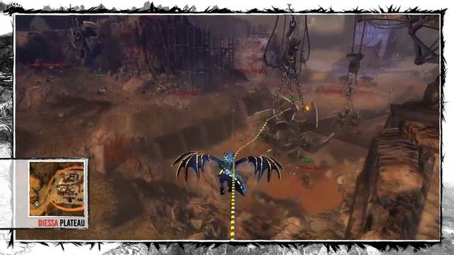 Guild Wars 2 - Diessa Plateau Map Completion with Custom Markers смотреть онлайн