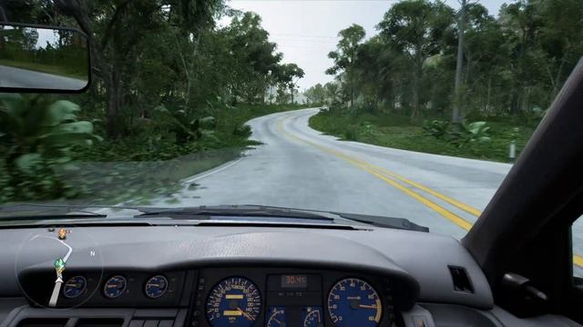 Driving the iconic Renault Clio Williams on a rainy day смотреть онлайн