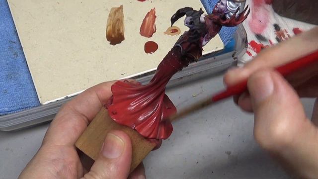 Painting the Mistress of Blood - Vampire Painting Tutorial смотреть онлайн
