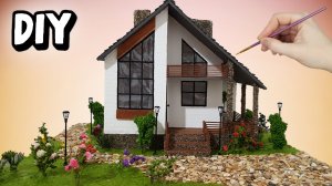 Загородный домик из картона своими руками ? / DIY