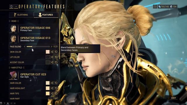 WARFRAME GOOD LOOKING FEMALE FACE TUTORIAL + Gender swapping смотреть онлайн