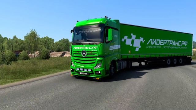 Mercedes Actros MP4 | Mods | 1.42 Euro Truck Simulator 2 Gameplay смотреть онлайн