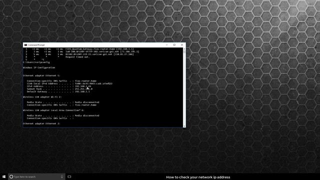 how to check your network ip address смотреть онлайн
