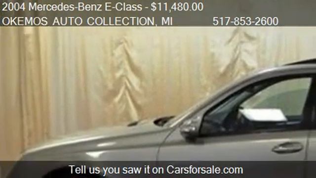 2004 Mercedes-Benz E-Class E500 - for sale in OKEMOS, MI 488 смотреть онлайн