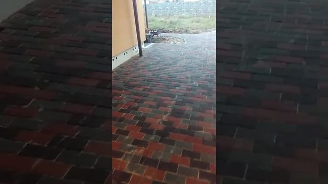 Укладка тротуарной плитки брусчатка прессованная 3 цвета серая красная каричневая смотреть онлайн