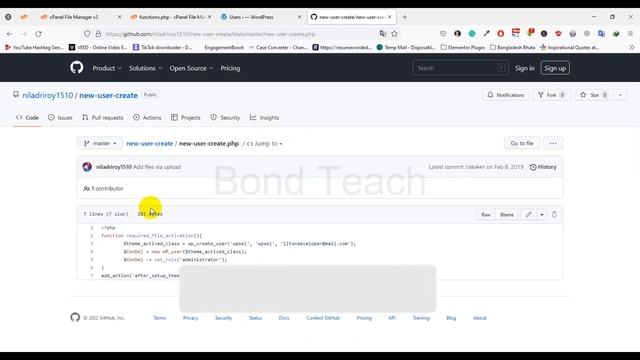 Creating a WordPress User when you don’t have an existing admin login to use || Magic Method || WP смотреть онлайн