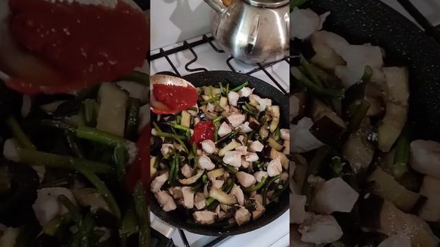 Курица с баклажанами в соевом соусе #курица #пикантнаякурица #соевыйсоус #курицавмаринаде #баклажан смотреть онлайн