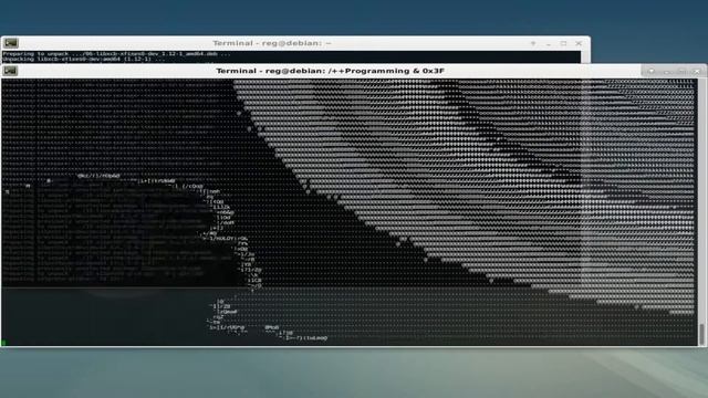 Live ASCII Art via Linux Terminal смотреть онлайн