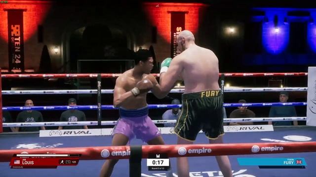 Undisputed(онлайн бой)JOE LOUIS Vs TYSON FURY