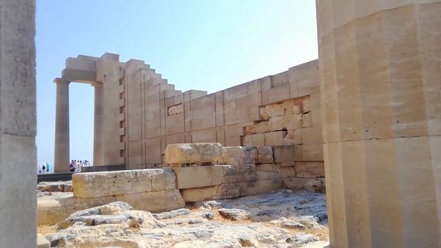 Акрополь Линдоса. #Архитектура #Древней #Греции. смотреть онлайн