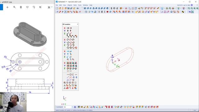 VariCAD 2021 3D Modeling Tutorial For Beginner [COMPLETE] смотреть онлайн