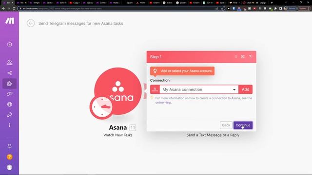 How To Send Telegram messages for new Asana tasks смотреть онлайн