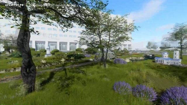 Концепция благоустройства аванплощади перед гостиницей "УРАЛ" в городе Пермь смотреть онлайн