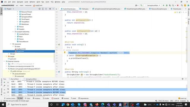 2022 05 16 17}SemaphoreBarrierCountDownLatch смотреть онлайн