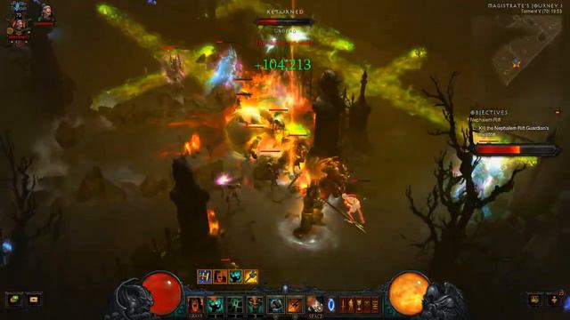 Diablo 3 - Barbarian - Full Earth set + Lut sock , immortal set , Mad monarchs scepter смотреть онлайн