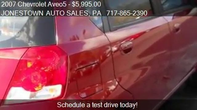 2007 Chevrolet Aveo5 SVM - for sale in Jonestown, PA 17038 смотреть онлайн