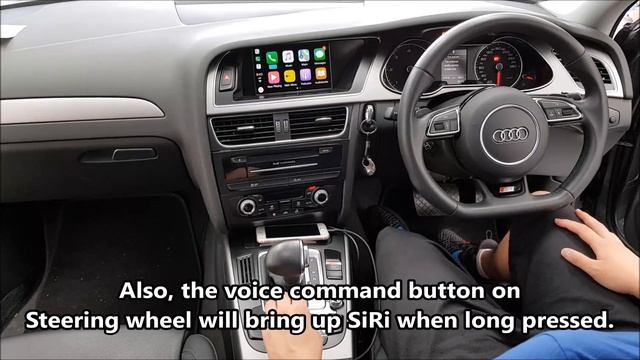 Audi 3G MMi A4 / A5 / Q5 Factory MMi Integrated Apple CarPlay demonstration - by Naviplus смотреть онлайн