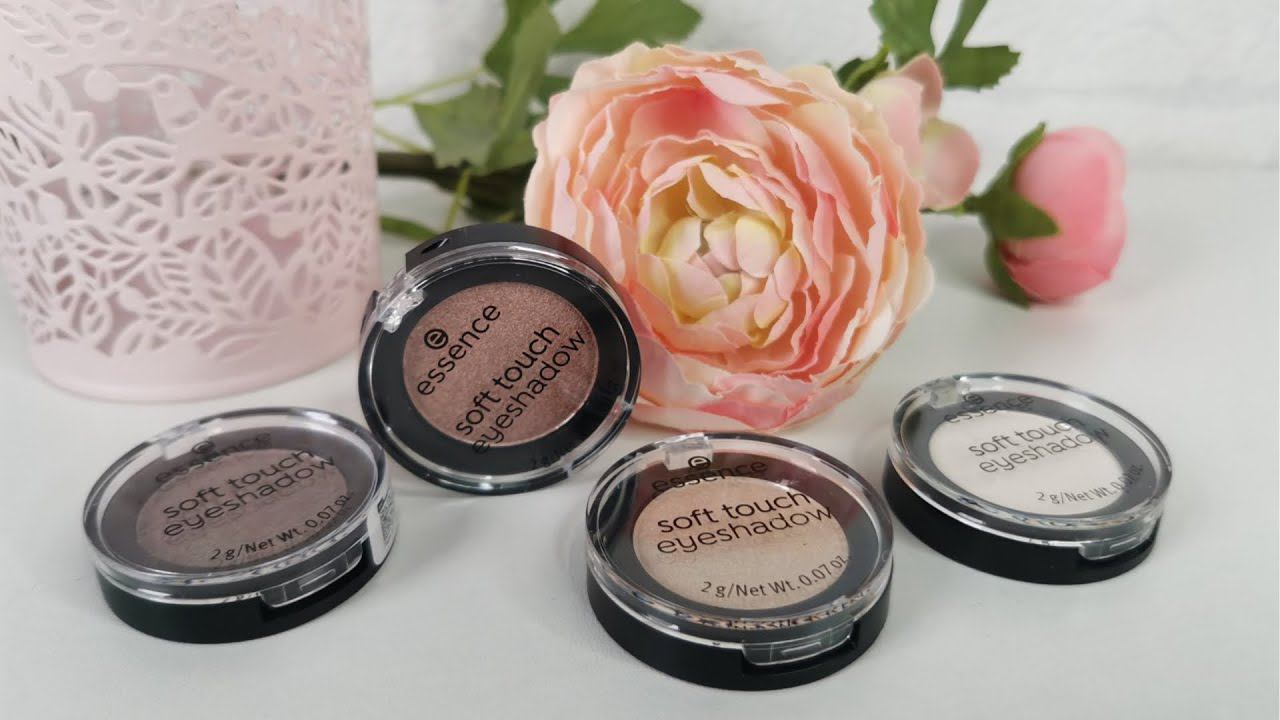 Тени спарклы Essence Soft Touch Eyeshadow