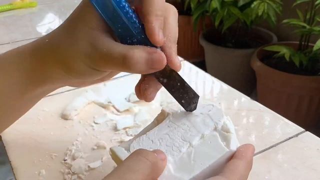 soap carving ? the merlion | timelapse смотреть онлайн