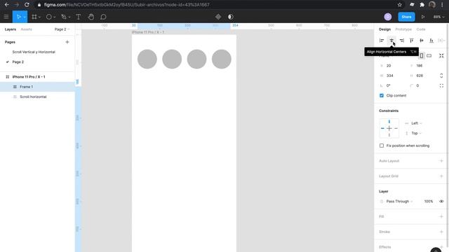 Figma tutorial español - Crear scroll horizontal y vertical смотреть онлайн