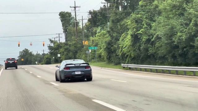 2024 Mustang Dark Horse in Vapor Blue Spotted testing!! смотреть онлайн