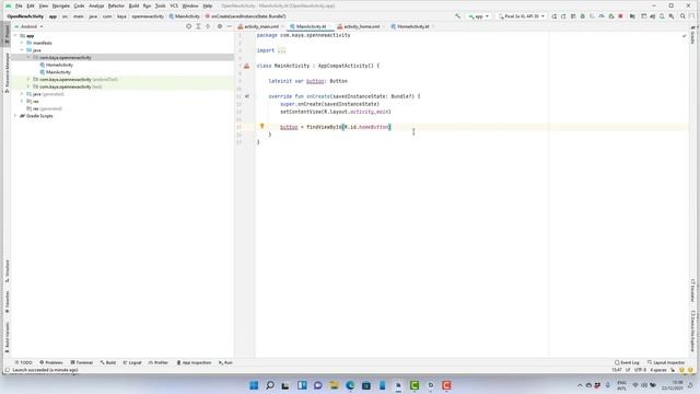 How To Open Another Activity in Kotlin | Android Studio смотреть онлайн