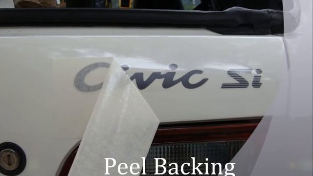 How to apply/install 92-95 Civic EG Si/CX/VX/DX sticker смотреть онлайн