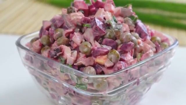 Оригинальный САЛАТ из банальной СВЕКЛЫ Всего ДВА Ингредиента ПЛЮС Обалденный ОЛИВЬЕ без картошки смотреть онлайн