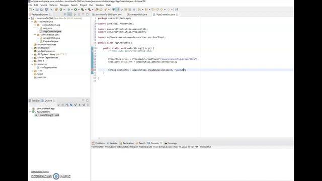 Part 3 - Working with AWS SNS in Java. Creating SNS Topics With Java смотреть онлайн