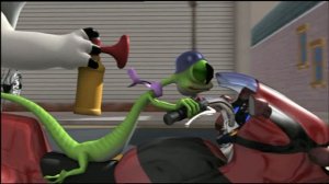 Медведь Бернард и тележка