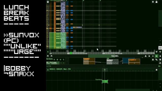 [Sunvox] "unlike urge" - Lunchbreak Beats смотреть онлайн
