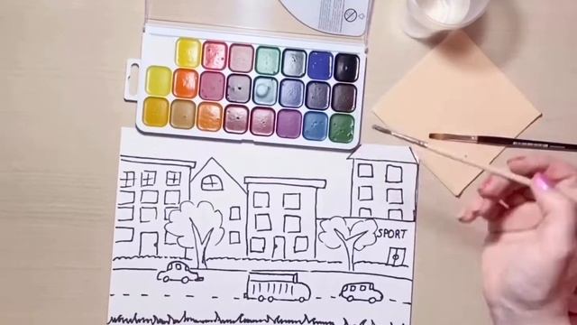 Рисование "Мой дом" (6-7 лет) смотреть онлайн