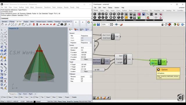 UMBRELLA MODEL USING RHINO | GRASHOPPER SCRIPT смотреть онлайн