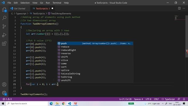 Typescript Part 17 || Array Part 5 || Two Dimensional Array || English || By Vikash Shakya смотреть онлайн